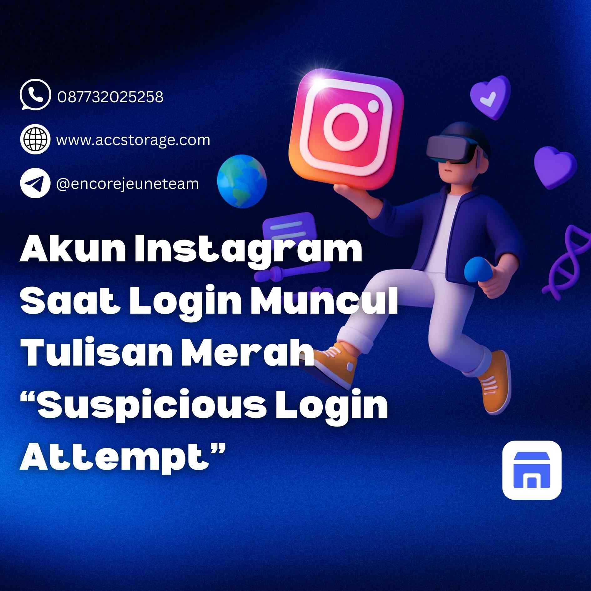 Mengatasi Masalah “Suspicious Login Attempt” atau "Kami mendeteksi upaya login yang tidak biasa"  di Instagram: Penyebab & Solusi