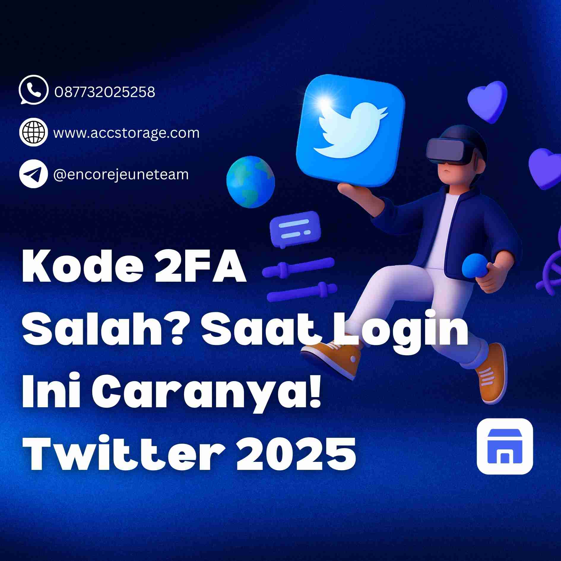 Cara Mengatasi Kode 2FA Twitter Salah / Tidak Valid Saat Login