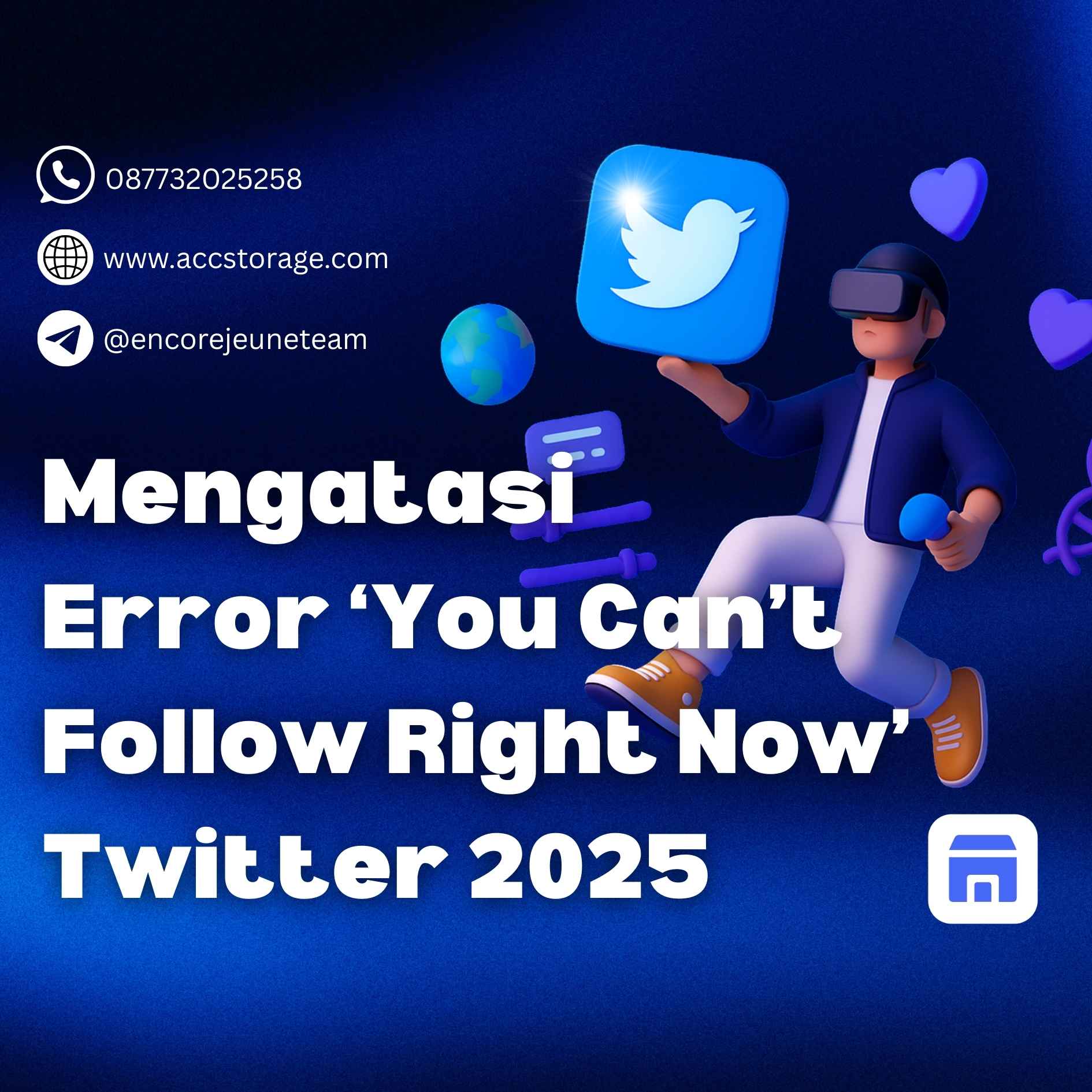 Solusi Tidak Bisa Follow di Twitter