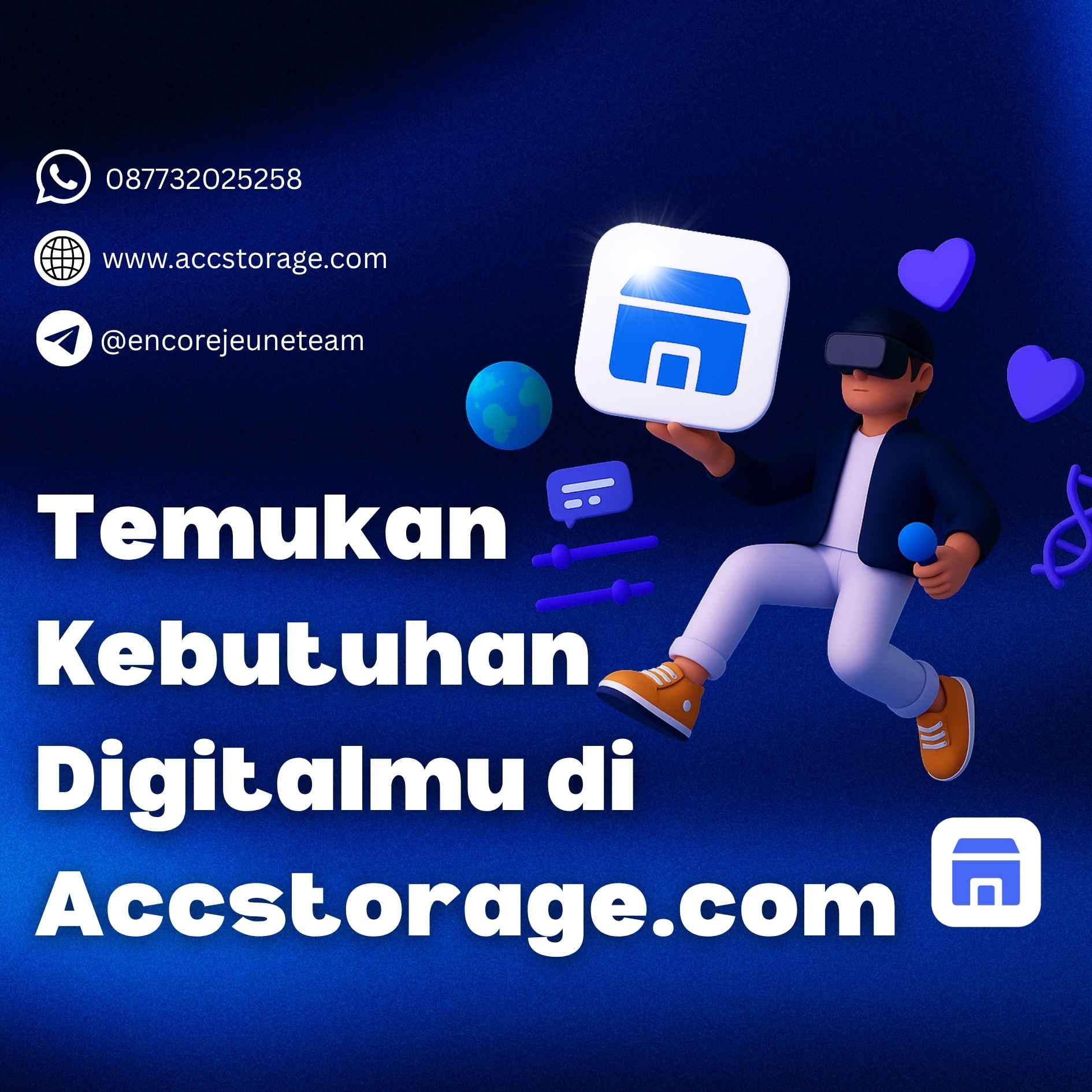 AccStorage: Marketplace Akun Digital Terpercaya dengan Garansi Resmi